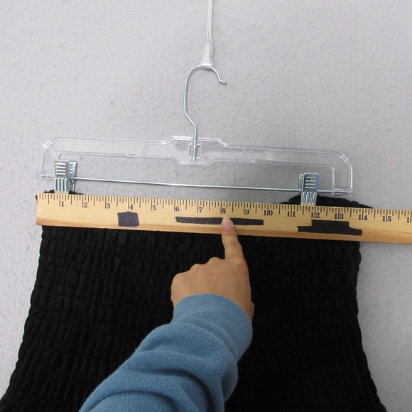 Juicy Couture Black Smocked Velour Jumpsuit Wide Leg Large Y2K Comfort Lounge - Picture 7 of 14